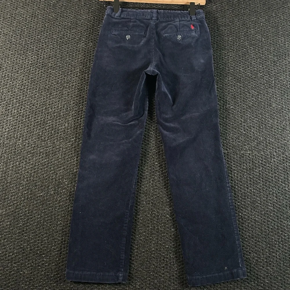 Polo‎ Ralph Lauren Kids Navy Corduroy Pants Size 10 Embroidered Pony